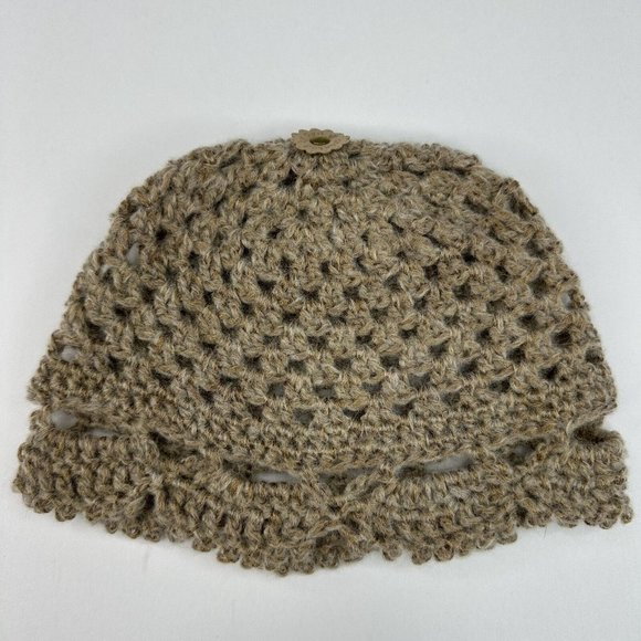 Handmade New Copper Juliet Hobbii Metallico Fine Wool Knit Beanie - Adult M/L - Picture 5 of 10